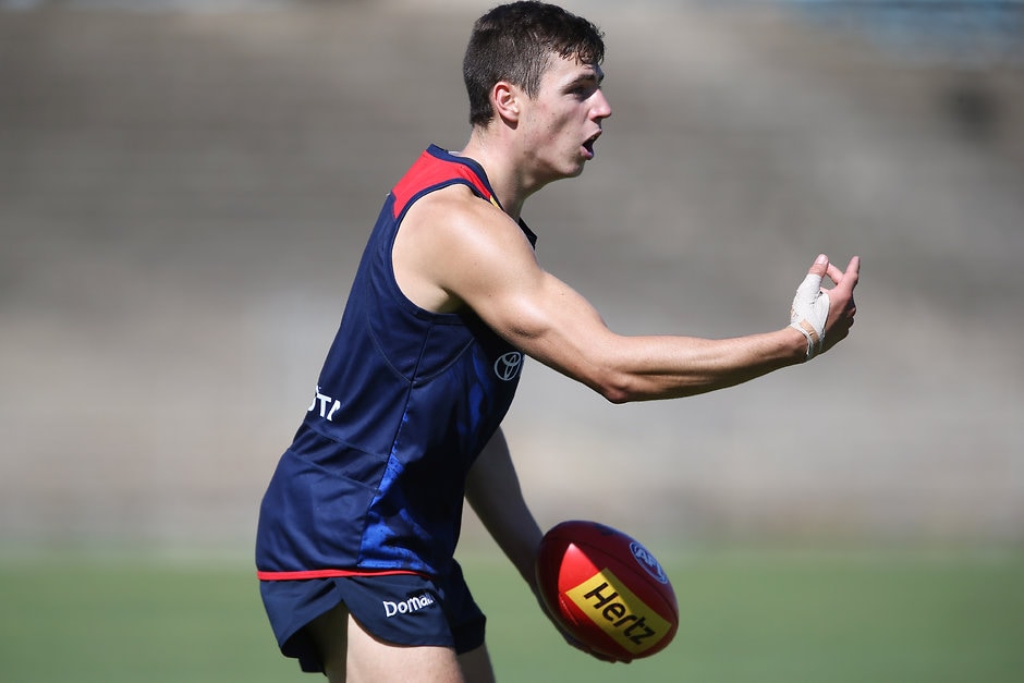 AFL 2016 Training - Adelaide 211216 ADELAIDE, AUSTRALIA - DECEMBER 21: Jake Kelly in action during the Adelaide Crows open training session at AAMI Stadium on December 21, 2016 in Adelaide, Australia. (Photo by James Elsby/AFL Media)